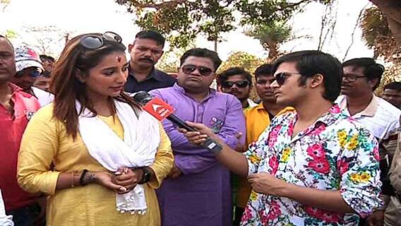 West Bengal Election 2021: ভোটের হাওয়া বুঝতে ঋতব্রত বাঁকুড়ায়, দেখুন তারকার চোখে তারকা কেন্দ্র