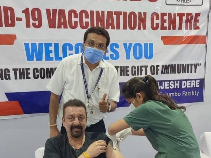 Sanjay Dutt Receives COVID-19 Vaccine Shot In Mumbai, Thanks Medical Team ‘For Doing Wonderful Job’ Actor Sanjay Dutt Receives COVID-19 Vaccine Shot In Mumbai, Thanks Medical Team ‘For Doing Wonderful Job’