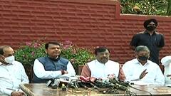 BJP PC : राज्यातील प्रकरणावर मुख्यमंत्री बोलत का नाहीत?, राज्यपालांच्या भेटीनंतर भाजप नेत्यांचा सवाल