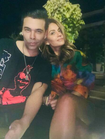 The filmmaker also shared a photo with Natasha Poonawala and wrote 