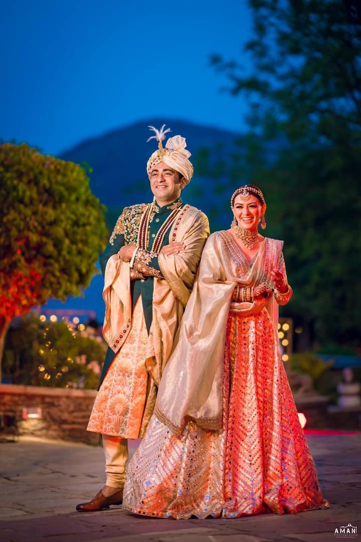 Hansika Motwani at her brothers wedding