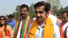 West Bengal Elections: Gautam Gambhir campaigns in Bankura