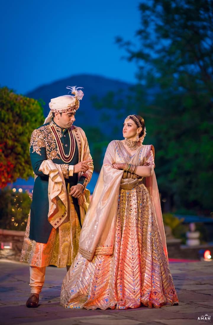 Hansika Motwani at her brothers wedding