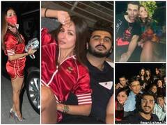 Amrita Arora House Party:অমৃতা অরোরার হাউস পার্টির ছবি, অর্জুনের সঙ্গে রোমান্টিক মুডে মালাইকা