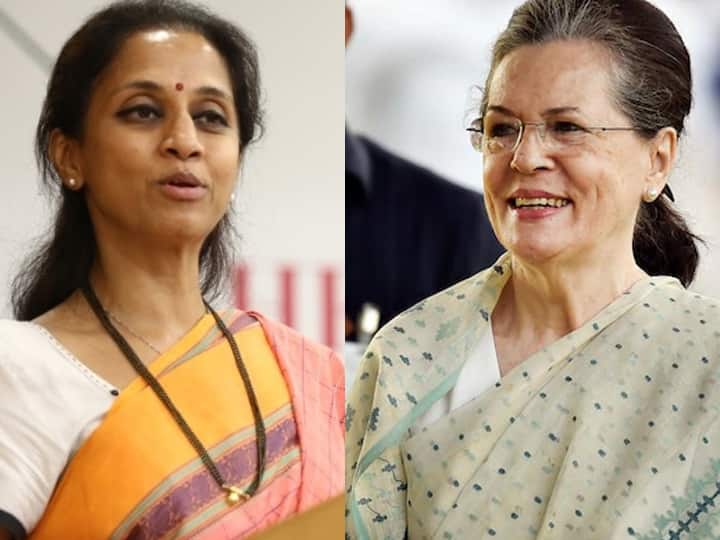 Important meeting between Sonia Gandhi and Supriya Sule over political happenings  in state राज्यातील घडामोडींच्या पार्श्वभूमीवर सोनिया गांधी आणि सुप्रिया सुळे यांच्यात महत्त्वाची बैठक