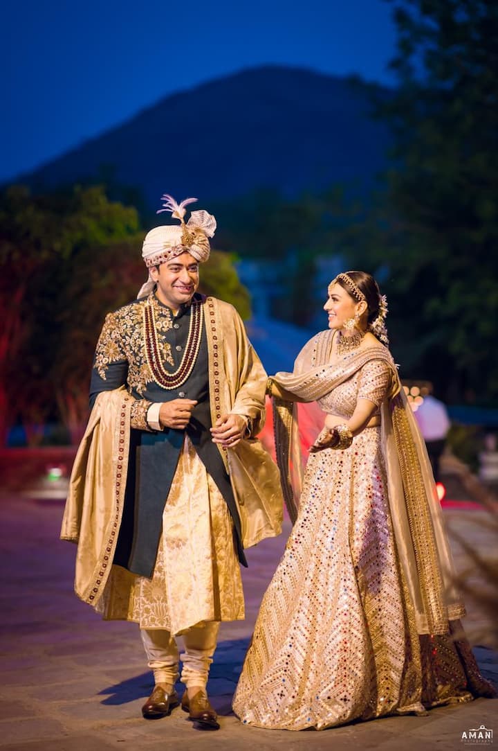 Hansika Motwani at her brothers wedding