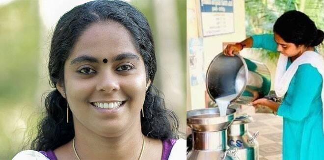 Arita Babu selling milk; Now the Congress candidate பால் விற்கும் அரிதா பாபு; இப்போது காங்கிரஸ் வேட்பாளர்