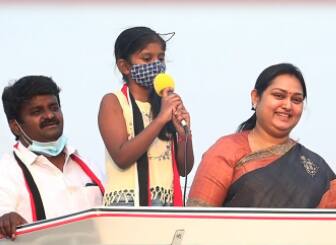 10 year old daughter campaign of Minister Vijayabaskar ‘கொரோனா என்றால் மருந்தாக வருவார்’ - அமைச்சர் விஜயபாஸ்கரின் 10 வயது மகள் பிரச்சாரம்..