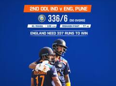 337 ரன்களை ஈட்டிய இந்திய அணி.. சதமடித்த ராகுல், மிரளவைத்த ரிஷப் பண்ட்..