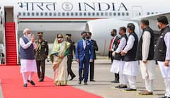 PM Modi in Bangladesh: পৌঁছেই শ্রদ্ধা জাতীয় স্মৃতি সৌধে, জাতীয় দিবস উদযাপনে বাংলাদেশে মোদি