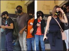 PICS: Hrithik Roshan Watches 'Godzilla vs. Kong' With Ex Wife Sussanne Khan, Sons Hridhaan & Hrehaan