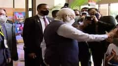 PM Modi meets cricketer Shakib Al Hasan & people of Indian community during Bangladesh tour