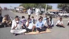 ભાવનગરના મહુવા નેશનલ હાઈવે પર રોષે ભરાયેલા લોકોએ કર્યો ચક્કાજામ,જુઓ શું છે કારણ