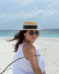 Dia Mirza’s Stunning PICS From Maldives Vacation With Husband Vaibhav Rekhi And Step-Daughter