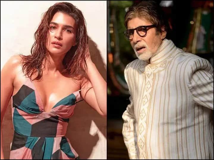 Amitabh Bachchan Comment On Kriti Sanon's High-Slit Dress Is Going Viral On Social Media कृती सेननच्या फोटोवर बिग बींची कमेंट, फोटो सोशल मीडियावर व्हायरल