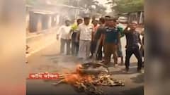 WB First Phase Voting: 'বোতাম টিপলে অন্য জায়গায় ভোট পড়ছে', কাঁথি দক্ষিণে রাস্তায় টায়ার জ্বালিয়ে বিক্ষোভ TMC-র