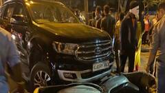 Surat માં જાણીતી અતુલ બેકરીના માલિકની કારે 3થી 4 વાહનોને અડફેટે લીધા, જુઓ વીડિયો