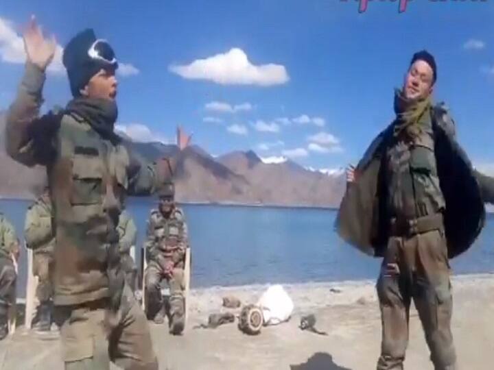 Indian Army Jawans Dance At Pangong Tso Lake In Ladakh; Video Goes Viral WATCH | Indian Army Jawans Dance At Pangong Tso Lake In Ladakh; Video Goes Viral