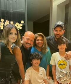 PICS: Hrithik Roshan & EX Wife Sussanne Khan Celebrate Son Hrehaan's 15th Birthday With His Parents