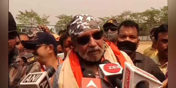 West Bengal Election 2021: আজ চন্দ্রকোণায় রোড শো Mithun Chakraborty-র
