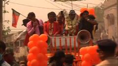 West Bengal Election 2021: বাঁকুড়ার ইন্দাসে রোড শো Mithun Chakraborty-র