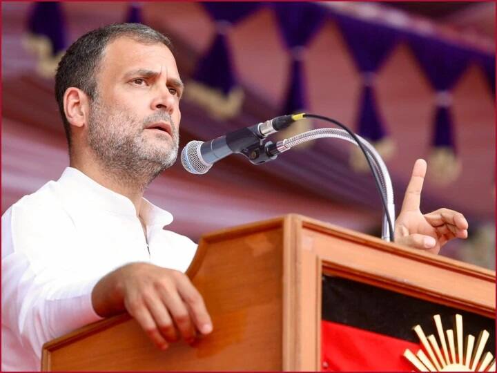 Tamilnadu elections 2021: Congress leader rahul gandhi attacks aiadmk and bjp in salem तामिळनाडू: एआयएडीएमकेवरचा मास्क काढला तर तुम्हाला संघ आणि भाजप दिसेल; राहुल गांधी यांचा हल्लाबोल