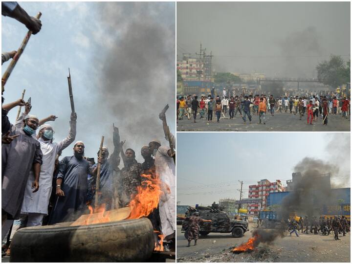 Anti-Modi Protests In Bangladesh: 10 Killed As Protesters Attack Hindu Temples, Trains Post Indian PM's Visit Anti-Modi Protests In Bangladesh: 10 Killed As Protesters Attack Hindu Temples, Trains Post Indian PM's Visit