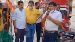 Surat: ભાજપના આ કોર્પોરેટર શેરી શેરીએ રિક્ષા લઈને લોકોને વેક્સિન લેવા માટે કરી રહ્યા છે આમંત્રિત,જુઓ વીડિયો