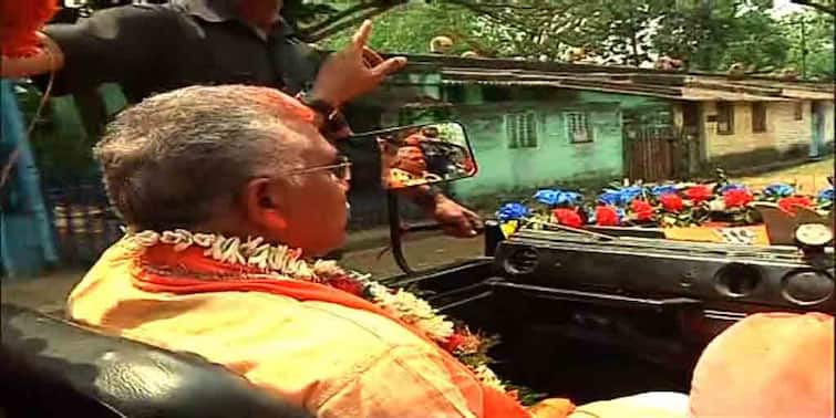 West Bengal Election 2021:   Dilip Ghosh  says more free and fair poll in last seven phases ,  road show at Kharagpur in support of Hiran WB Election2021: পরের সাত দফায় আরও  ভালো ভোট হবে, বললেন দিলীপ ঘোষ
