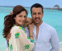 PHOTO | मालदीवच्या समुद्रकिनारी कुटुंबासमवेत Dia Mirzaचे खास क्षण