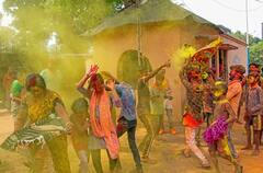 Holi 2021 IN PICS | How Indians Celebrated Festival Of Colours Amid Alarming Spike In COVID-19 Cases