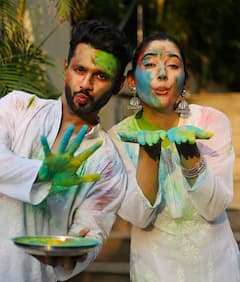 Holi 2021: Bigg Boss 14's Rahul Vaidya Celebrates Festival Of Colors With Girlfriend Disha Parmar