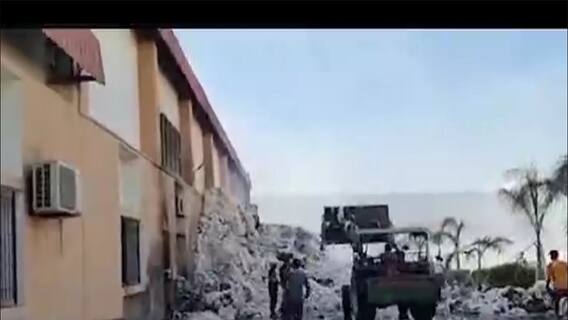 રાજકોટના ગોંડલ નજીક આવેલા માધવ જીનિંગમાં લાગી આગ,જુઓ વીડિયો