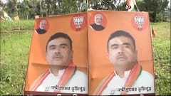 Nandigram: Posters of Suvendu Adhikari seen at roadshow areas of Mamata Banerjee | Ground Report