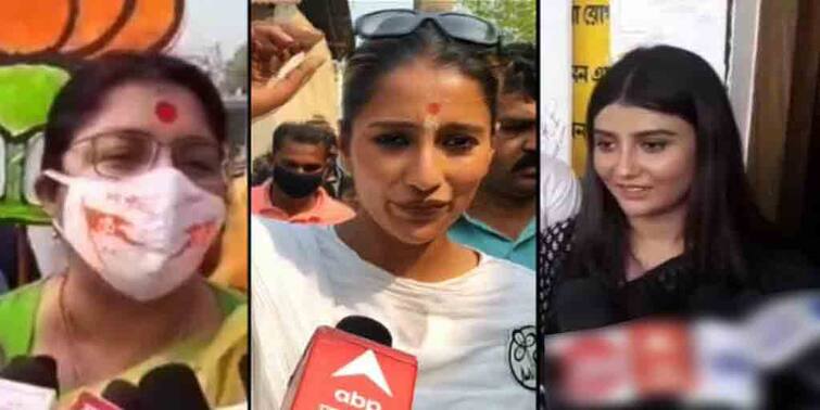 WB Election 2021: several celebrity candidates from TMC and BJP are contesting in Bengal election WB Election 2021: লকেট থেকে পার্নো, তৃণমূল-বিজেপির প্রার্থী তালিকায় তারকার মেলা