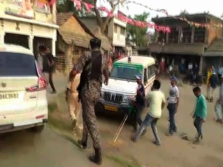 WB Election 2021: BJP Candidate Suvendu Adhikari attack on Nandigram today WB Election 2021: নন্দীগ্রামে ফের তৃণমূলের বিক্ষোভের মুখে শুভেন্দু