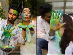Holi 2021: Bigg Boss 14's Rahul Vaidya Celebrates Festival Of Colors With Girlfriend Disha Parmar