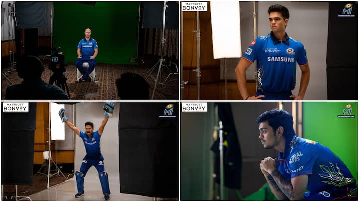 IPL 2021: Mumbai Indians Look Sleek In Their New Kits, Arjun Tendulkar’s First MI Look IPL 2021: Mumbai Indians Look Sleek In Their New Kits, Arjun Tendulkar’s First MI Look
