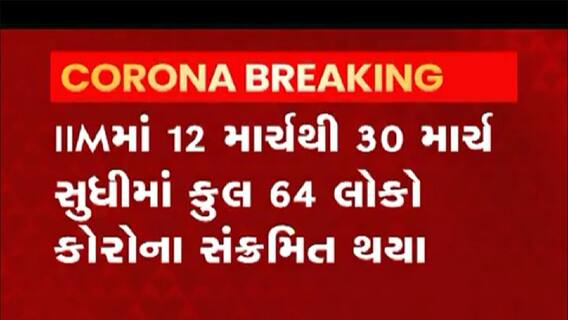 Ahmedabad: IIMમાં વધુ 10 લોકો કોરોના વાયરસથી સંક્રમિત, જુઓ વીડિયો