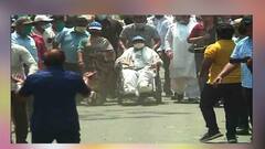 West Bengal Election 2021: স্লগ ওভারে ঝোড়ো ইনিংস, নন্দীগ্রামে হুইলচেয়ারেই ৩ কিমি রোড শো মমতার