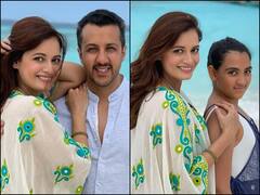 IN PICS | Unseen Moments Of Dia Mirza’s Vacation With Husband Vaibhav Rekhi And Stepdaughter Samaira
