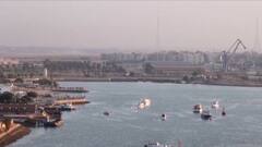 Huge cargo ship stuck in the Suez Canal finally floats again