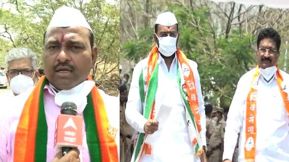 पंढरपूर विधानसभा पोटनिवडणुकीचा आखाडा : वडील भारत भालकेंसारखा पोशाख करून भगीरथ भालकेंचा निवडणूक अर्ज