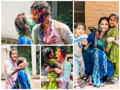 IN PICS: Sunny Leone's Holi Celebration With Husband Daniel Weber & Kids!