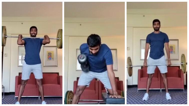 IPL 2021, Mumbai Indians Fast bowler Jasprit Bumrah's Quarantine Work Out Video On Instagram, Sanjana Ganesan Watch Mumbai Indians’ Star Jasprit Bumrah Sweat It Out In Quarantine Ahead Of IPL 2021