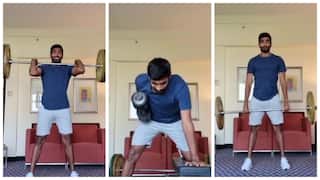 Watch Mumbai Indians’ Star Jasprit Bumrah Sweat It Out In Quarantine Ahead Of IPL 2021