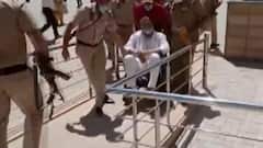 BSP MLA Mukhtar Ansari appears in Mohali court on wheel chair