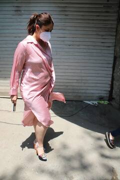 ਪ੍ਰੈਗਨੇਂਸੀ ਮਗਰੋਂ ਫਿਗਰ ਮੇਨਟੇਨ ਕਰਨ ਦੀ ਕਰੀਨਾ ਨੂੰ ਨਹੀਂ ਕਾਹਲੀ, ਵਨ ਪੀਸ ਡਰੈਸ 'ਚ ਸਪੌਟ ਹੋਈ ਅਦਾਕਾਰਾ