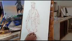 In Pics | सिंधुदुर्गातील युवा चित्रकाराने स्वत:च्या रक्ताने रेखाटलं शिवरायांचं चित्र