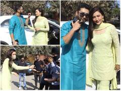 In Pics: ਪਤੀ ਜ਼ੈਦ ਨਾਲ ਖੂਬਸੂਰਤ ਅੰਦਾਜ਼ 'ਚ ਨਜ਼ਰ ਆਈ ਗੌਹਰ ਖ਼ਾਨ, ਲੋਕਾਂ ਨੂੰ ਸੈਨੇਟਾਈਜ਼ ਕਰਦੀ ਆਈ ਨਜ਼ਰ